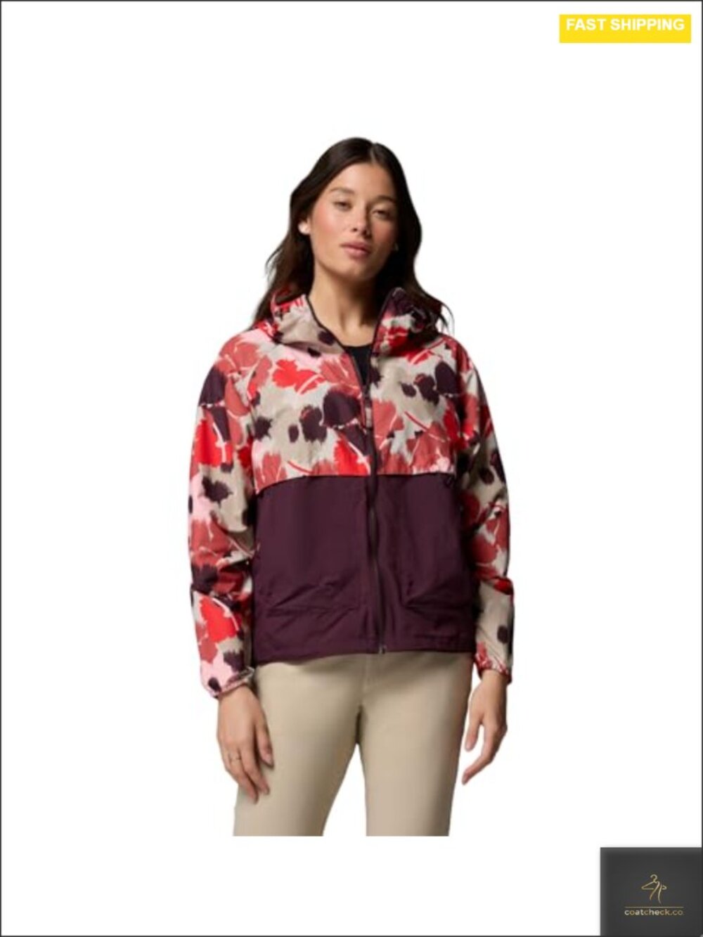 Columbia Women's Water Repellent Windbreaker Active Performance Jacket